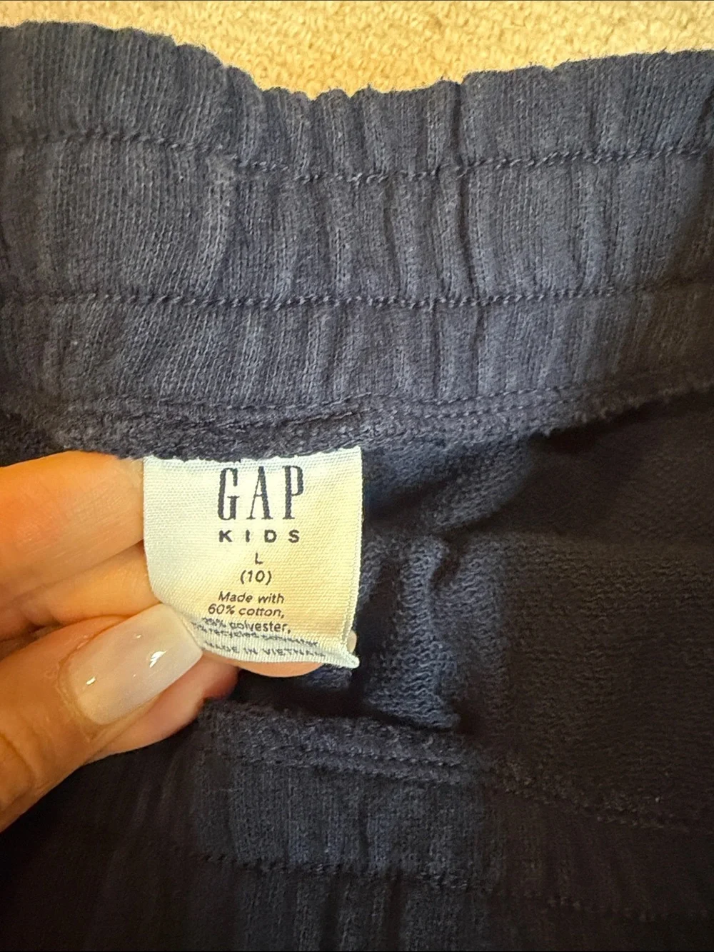 GAP Navy Girl’s Shorts with Cream Trim